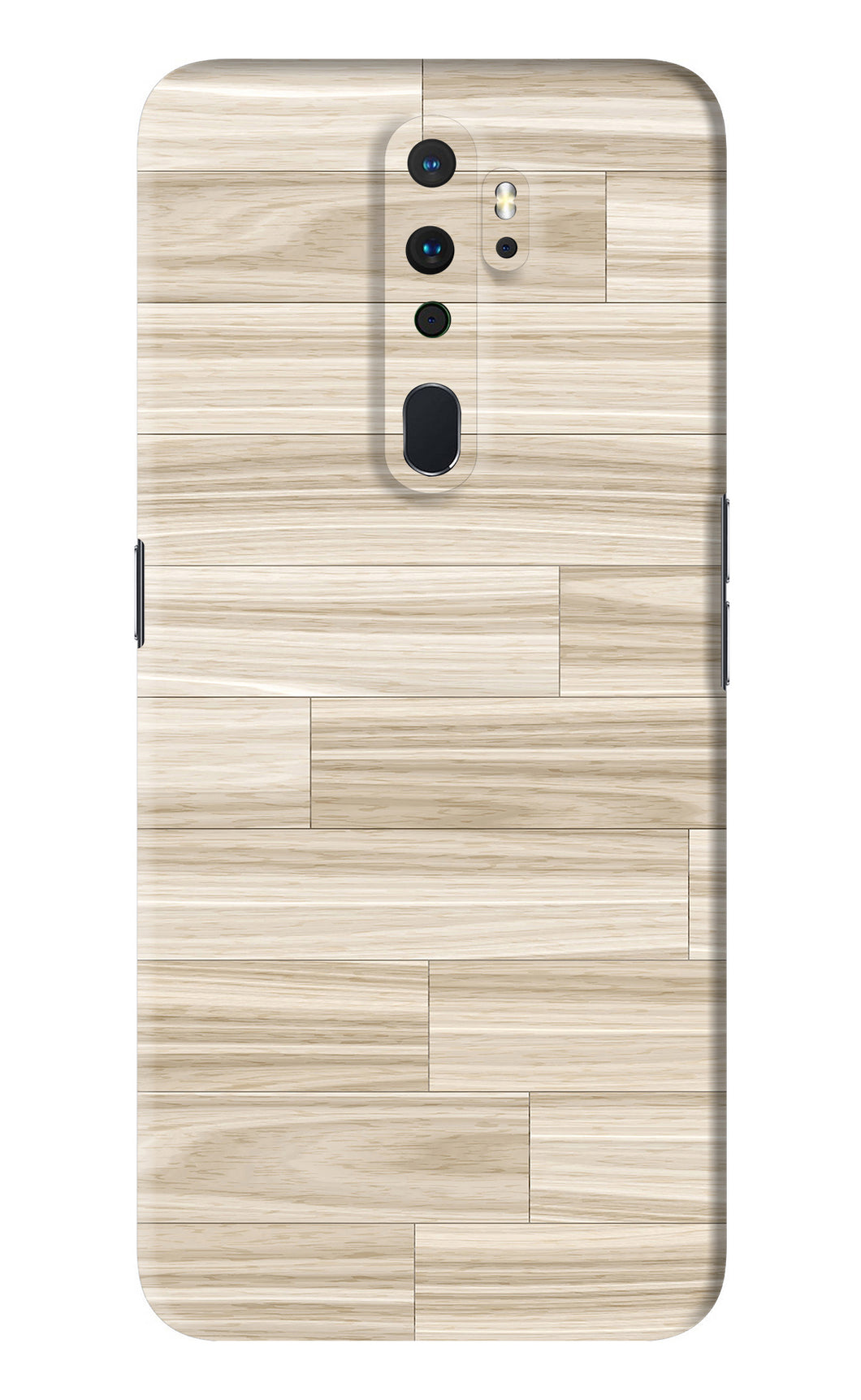 Wooden Art Texture Oppo A9 2020 Back Skin Wrap