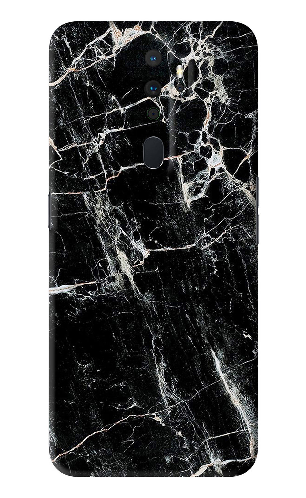Black Marble Texture 1 Oppo A9 2020 Back Skin Wrap