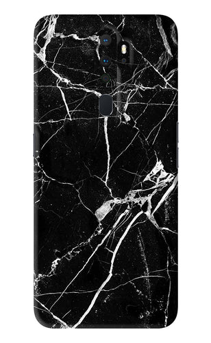 Black Marble Texture 2 Oppo A9 2020 Back Skin Wrap