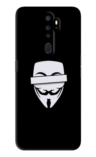Anonymous Face Oppo A9 2020 Back Skin Wrap