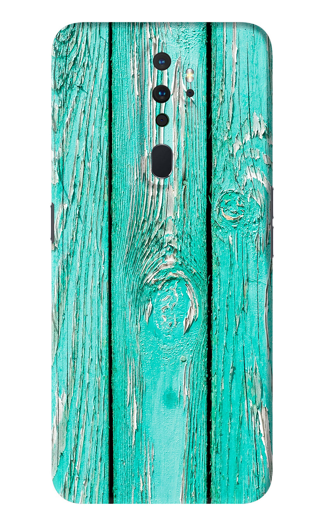 Blue Wood Oppo A9 2020 Back Skin Wrap