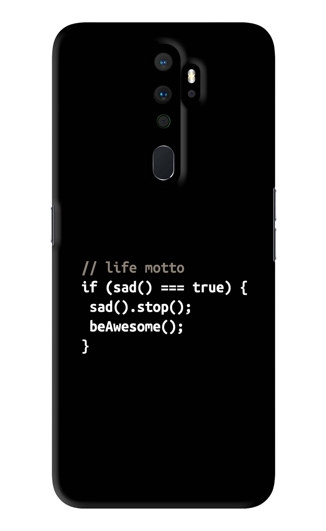 Life Motto Code Oppo A9 2020 Back Skin Wrap