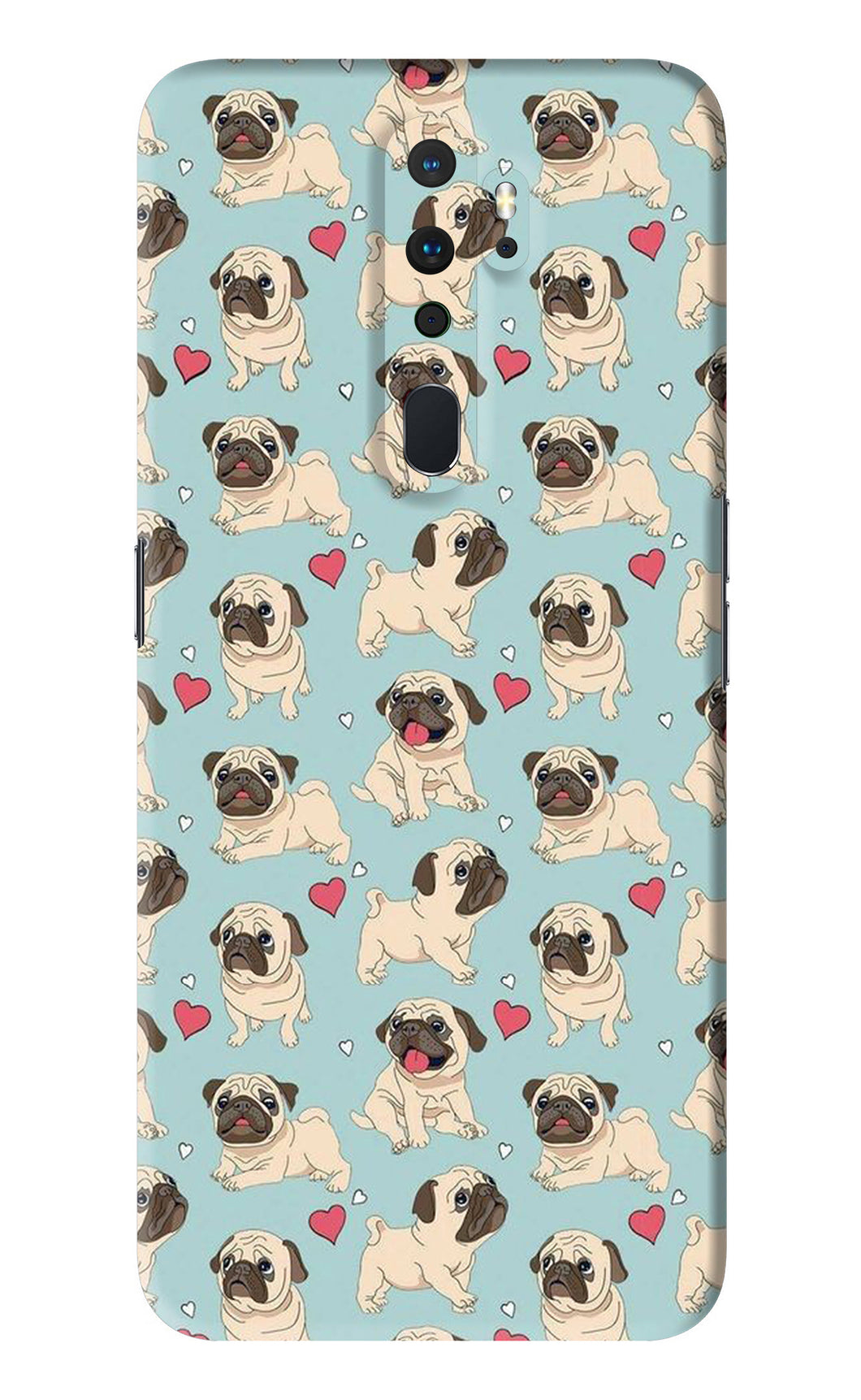 Pug Dog Oppo A9 2020 Back Skin Wrap