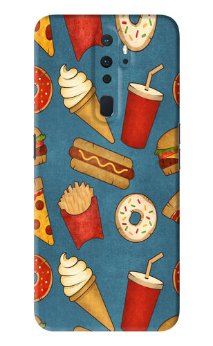 Foodie Oppo A9 2020 Back Skin Wrap