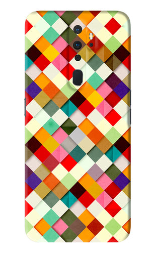 Geometric Abstract Colorful Oppo A9 2020 Back Skin Wrap