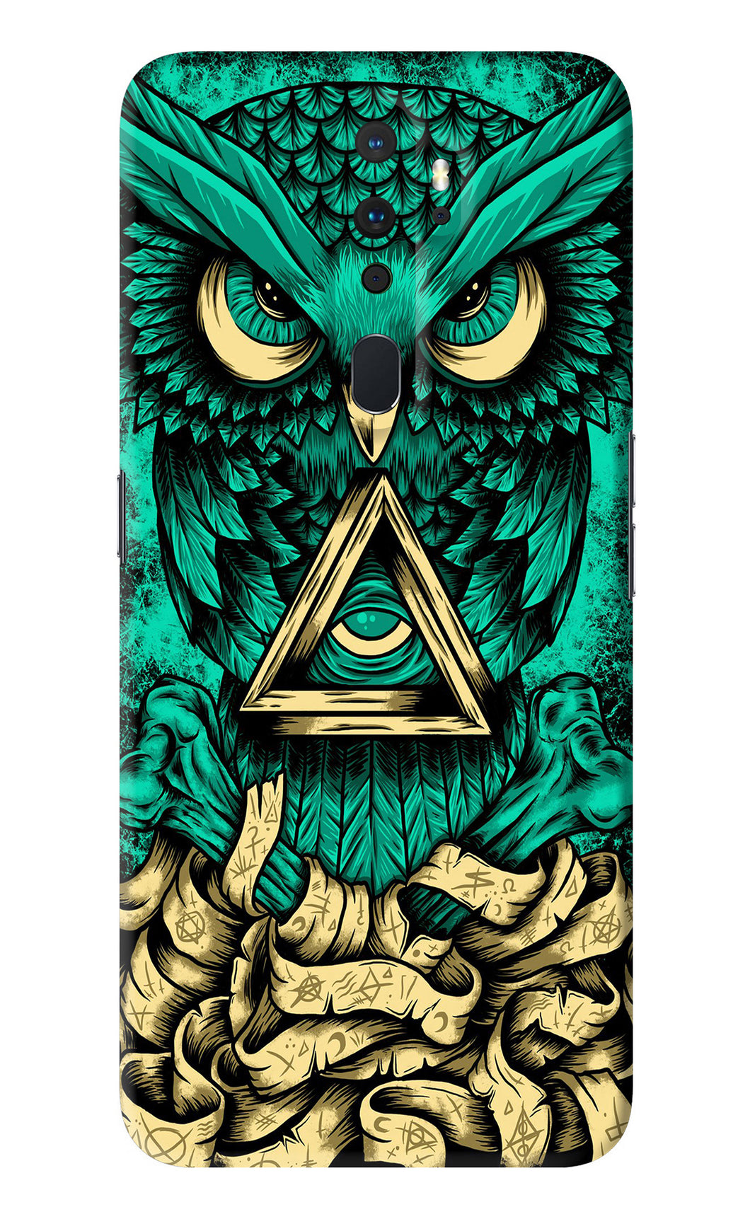 Green Owl Oppo A9 2020 Back Skin Wrap