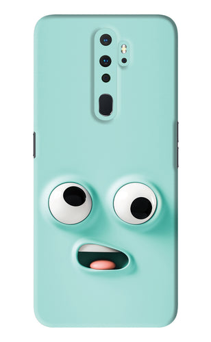 Silly Face Cartoon Oppo A9 2020 Back Skin Wrap