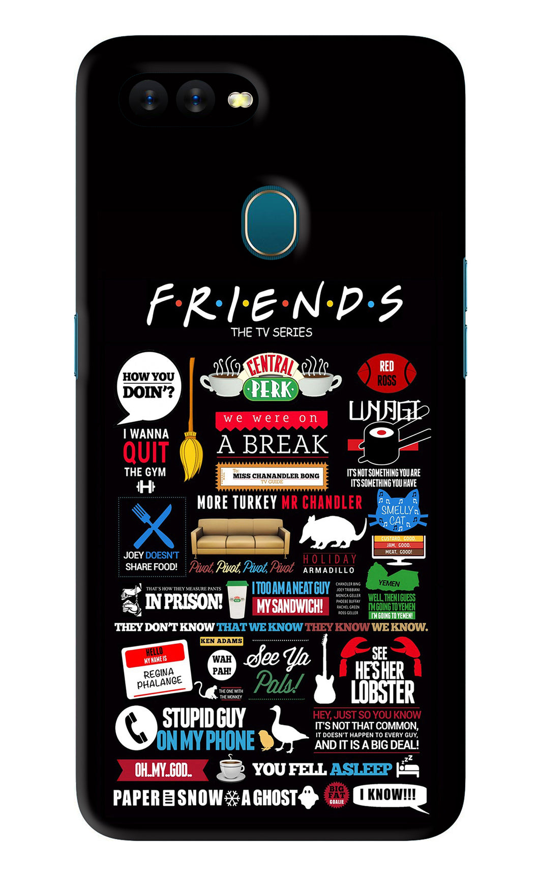 FRIENDS Oppo A12 Back Skin Wrap
