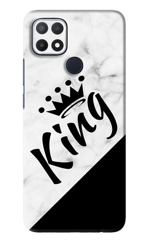 King Oppo A15s Back Skin Wrap
