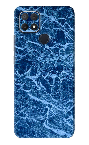Blue Marble Oppo A15s Back Skin Wrap