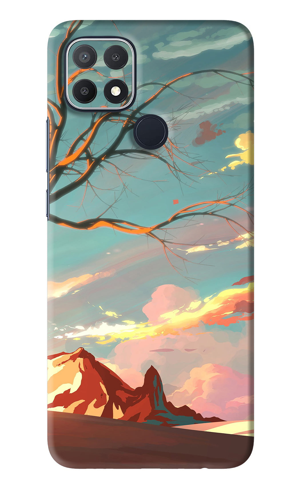 Scenery Oppo A15s Back Skin Wrap