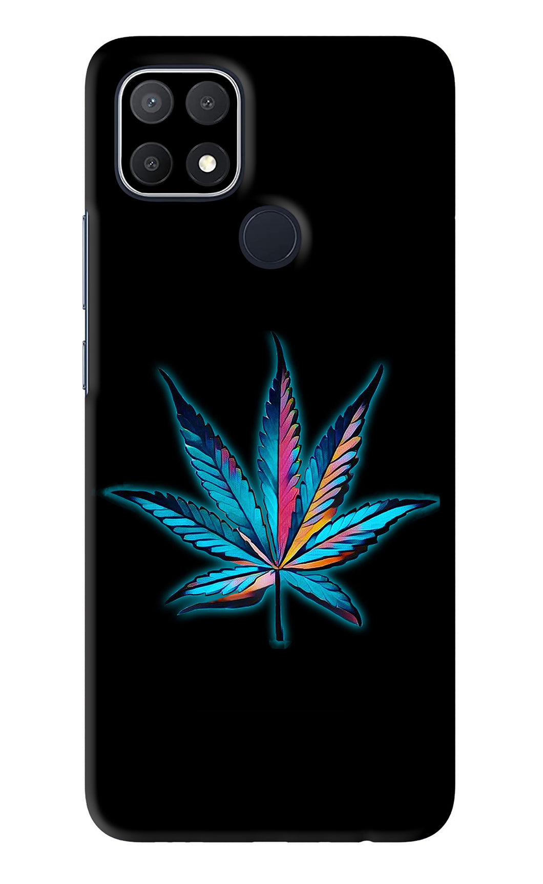 Weed Oppo A15s Back Skin Wrap
