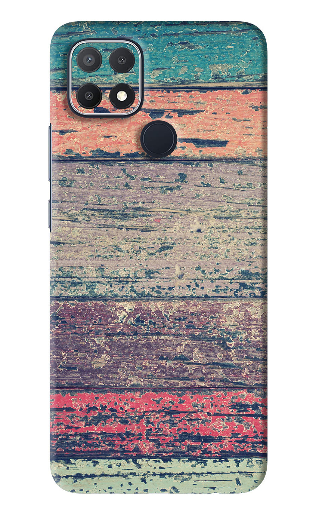 Colourful Wall Oppo A15s Back Skin Wrap