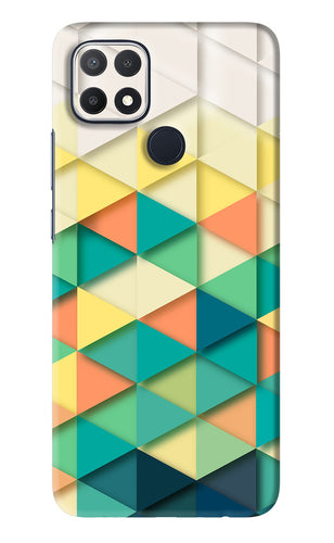 Abstract 1 Oppo A15s Back Skin Wrap