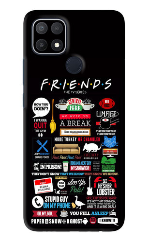 FRIENDS Oppo A15s Back Skin Wrap