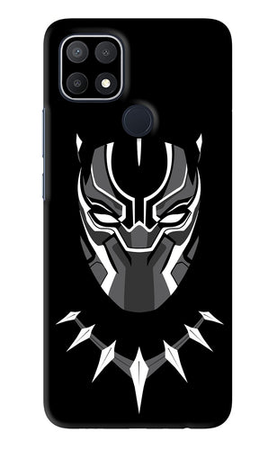Black Panther Oppo A15s Back Skin Wrap