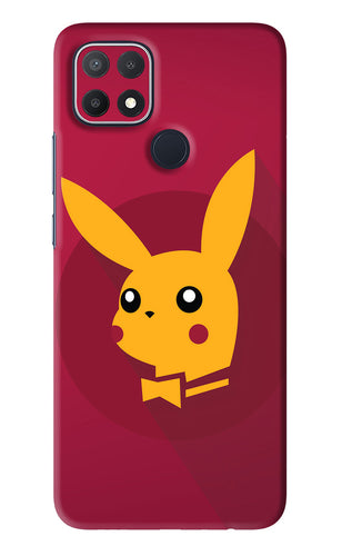 Pikachu Oppo A15s Back Skin Wrap