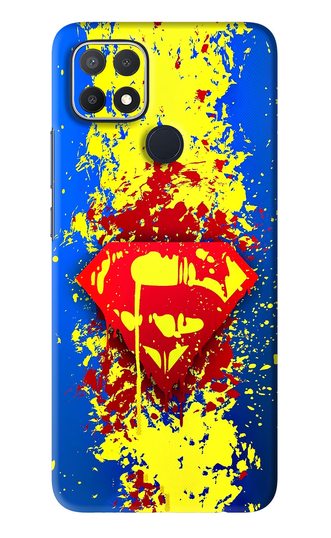 Superman logo Oppo A15s Back Skin Wrap