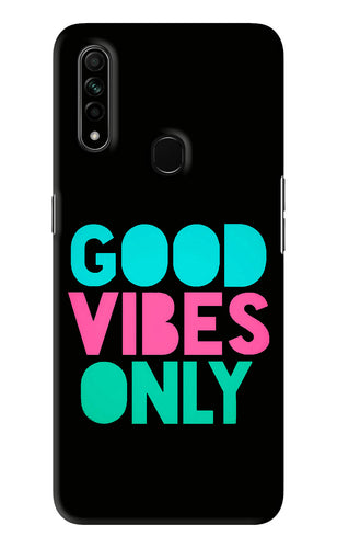 Quote Good Vibes Only Oppo A31 Back Skin Wrap