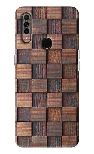 Wooden Cube Design Oppo A31 Back Skin Wrap