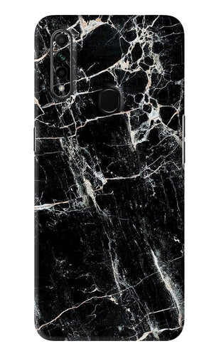 Black Marble Texture 1 Oppo A31 Back Skin Wrap