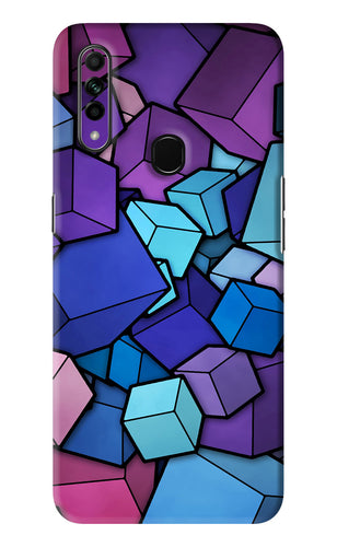 Cubic Abstract Oppo A31 Back Skin Wrap