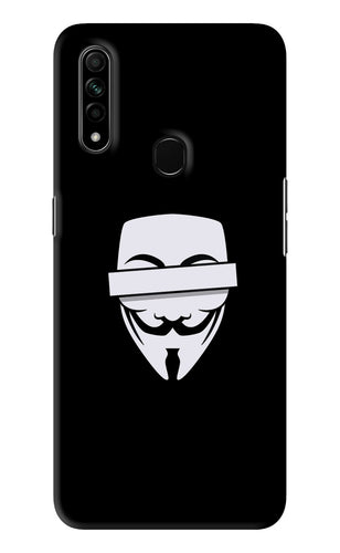 Anonymous Face Oppo A31 Back Skin Wrap
