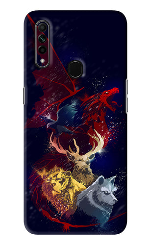 Game Of Thrones Oppo A31 Back Skin Wrap