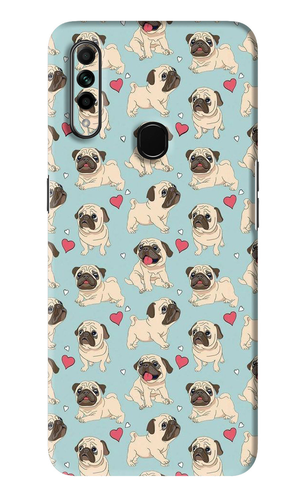 Pug Dog Oppo A31 Back Skin Wrap