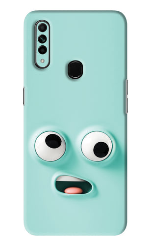 Silly Face Cartoon Oppo A31 Back Skin Wrap