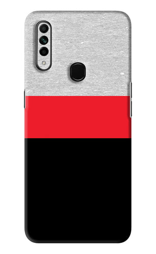 Tri Color Pattern Oppo A31 Back Skin Wrap