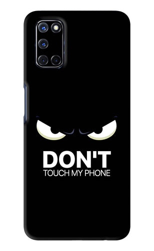 Don'T Touch My Phone Oppo A52 Back Skin Wrap