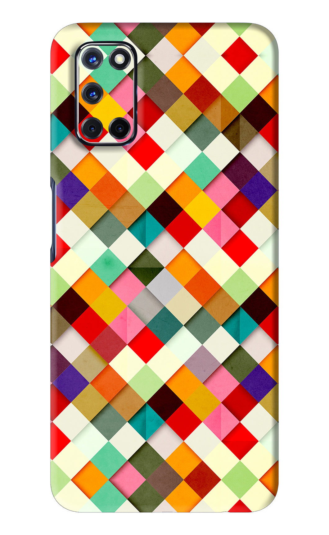 Geometric Abstract Colorful Oppo A52 Back Skin Wrap