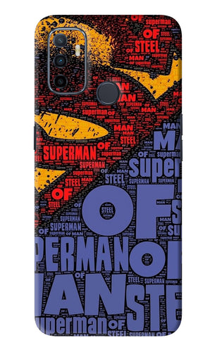 Superman Oppo A53 Back Skin Wrap