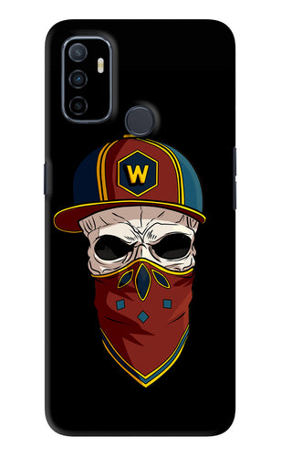 Skull Oppo A53 Back Skin Wrap