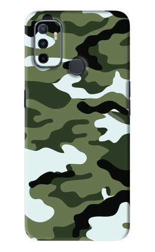 Camouflage 1 Oppo A53 Back Skin Wrap