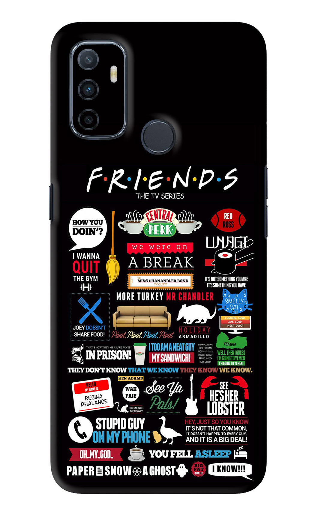 FRIENDS Oppo A53 Back Skin Wrap