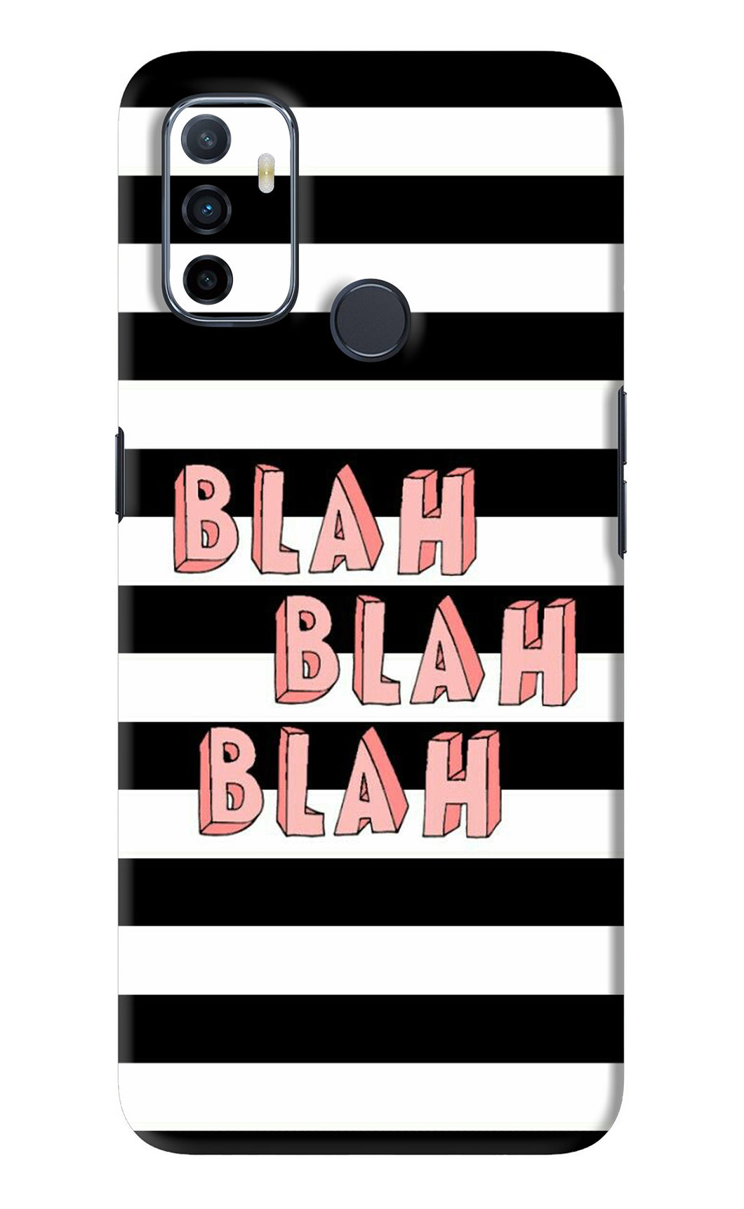 Blah Blah Blah Oppo A53 Back Skin Wrap