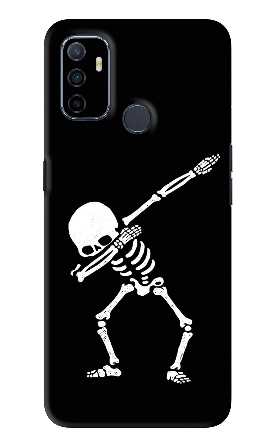 Dabbing Skeleton Art Oppo A53 Back Skin Wrap
