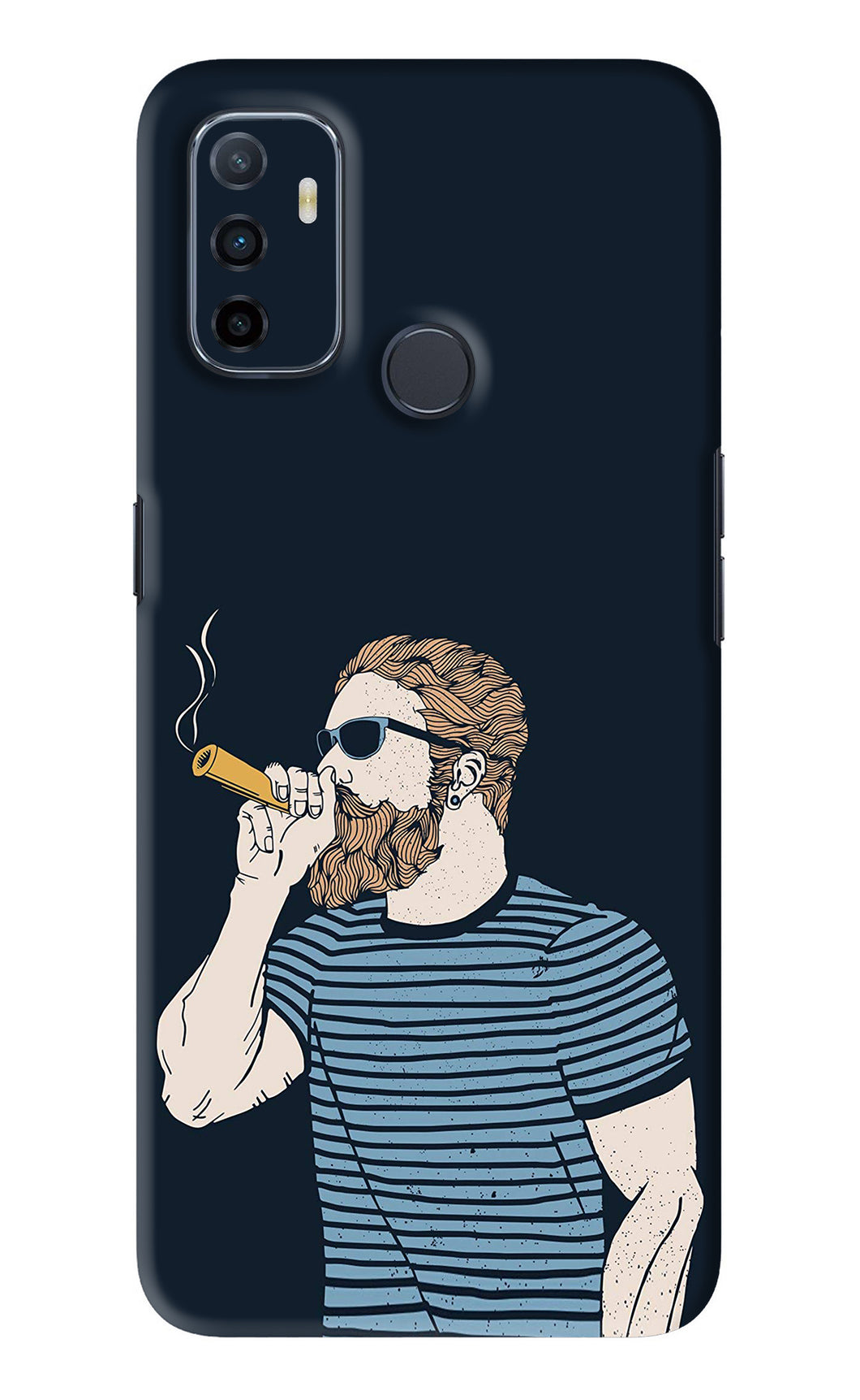 Smoking Oppo A53 Back Skin Wrap