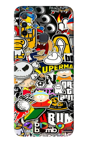 Sticker Bomb Oppo A53 Back Skin Wrap
