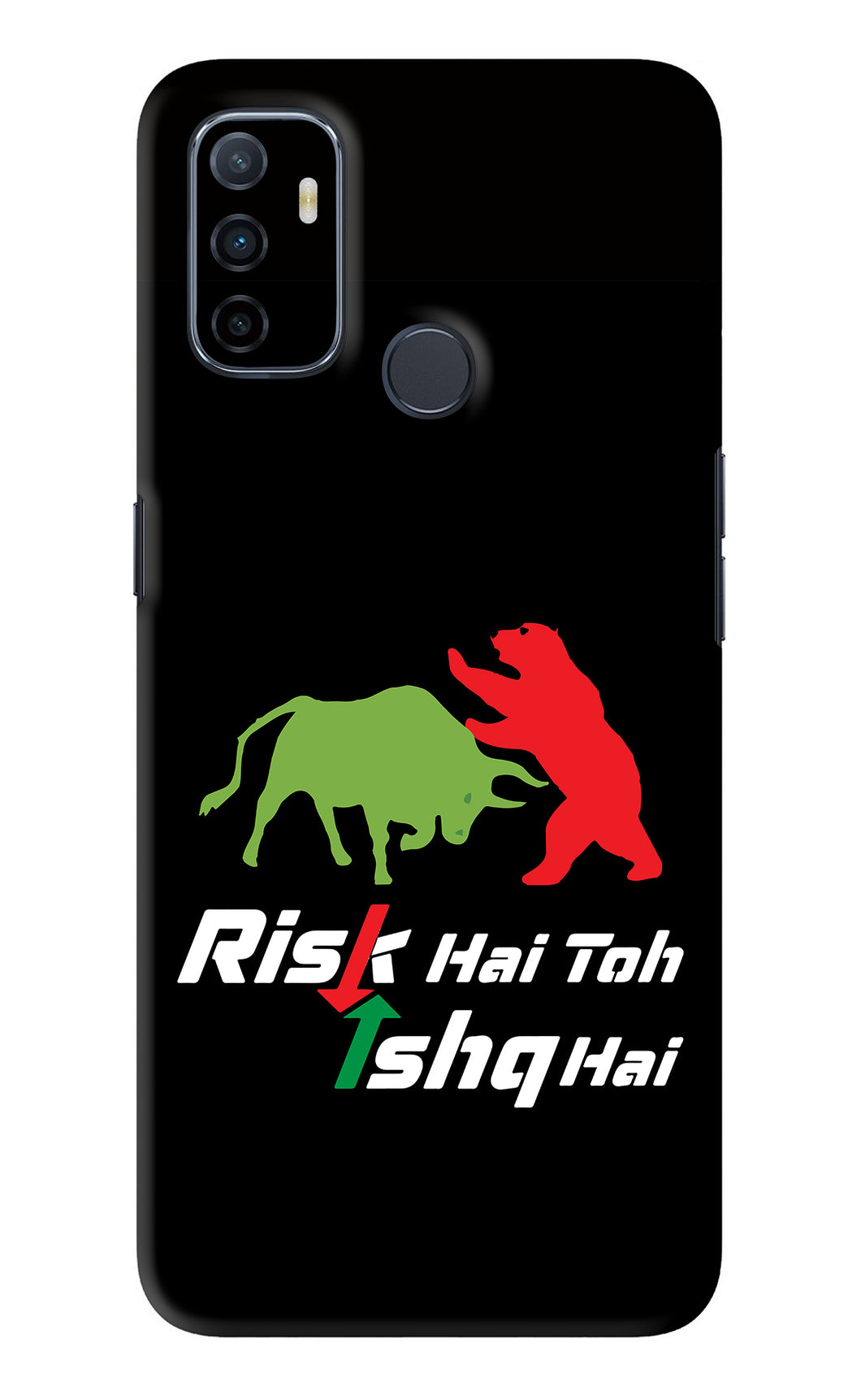 Risk Hai Toh Ishq Hai Oppo A53 Back Skin Wrap