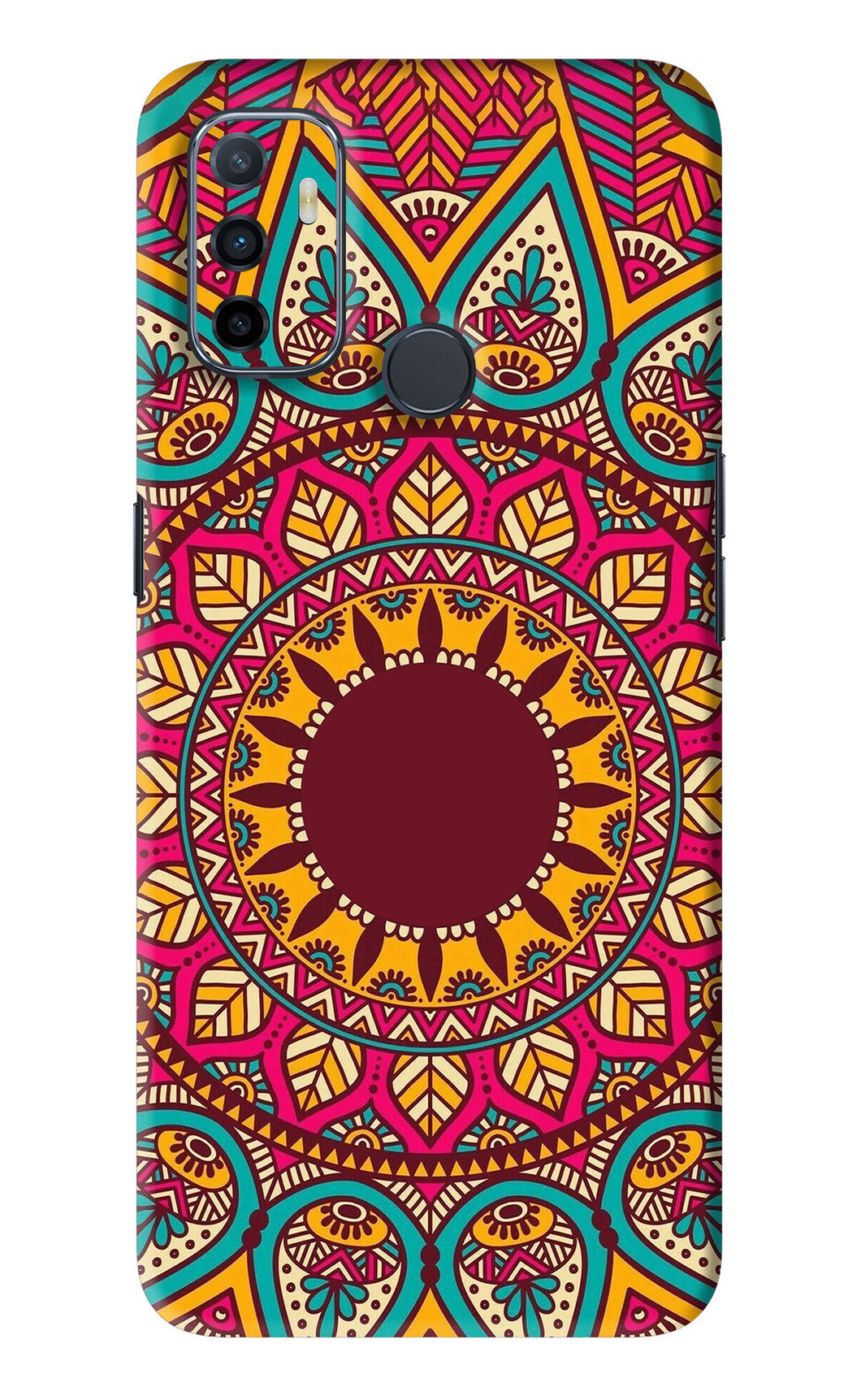 Mandala Pattern 1 Oppo A53 Back Skin Wrap