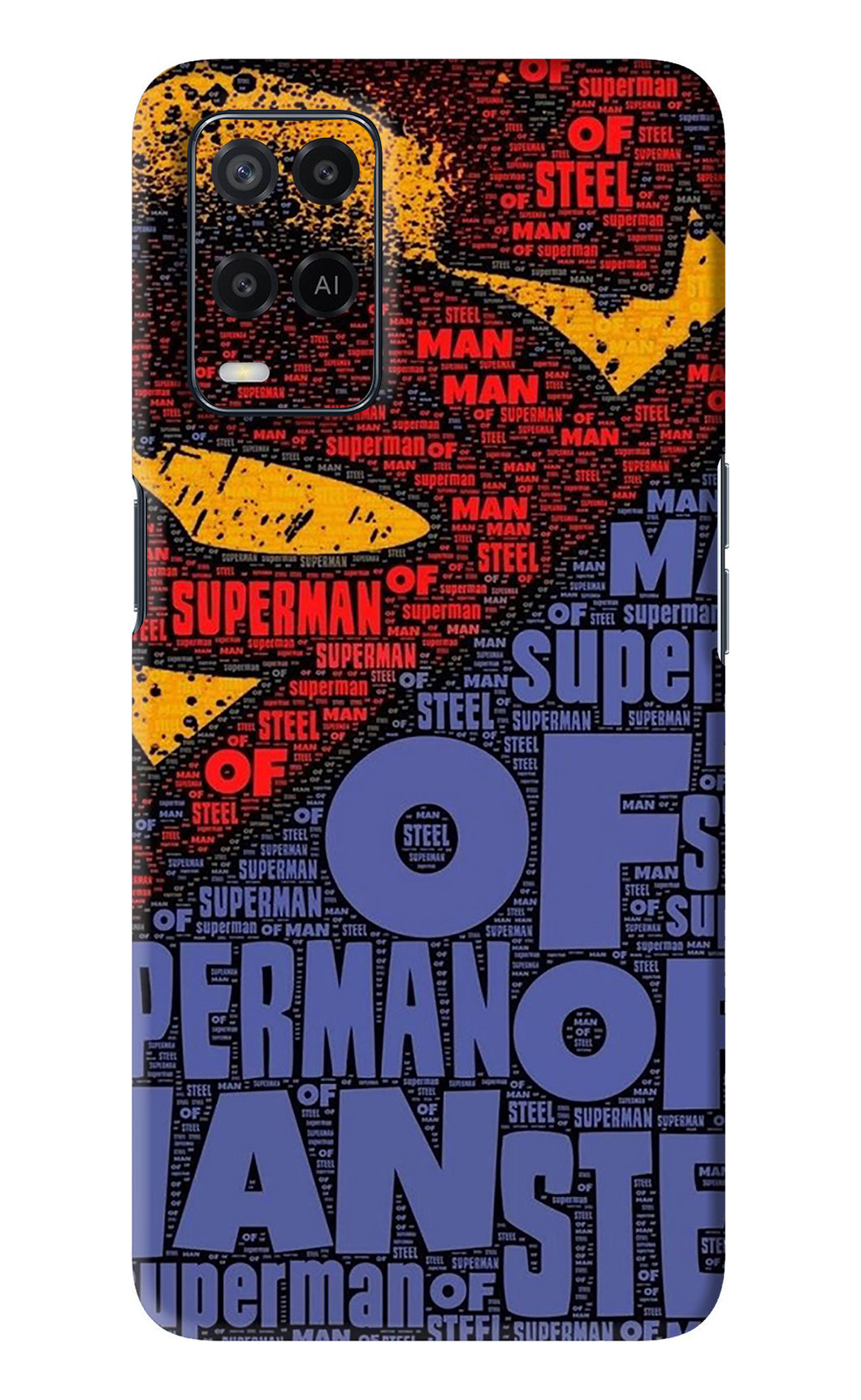 Superman Oppo A54 Back Skin Wrap