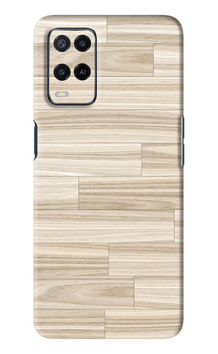 Wooden Art Texture Oppo A54 Back Skin Wrap