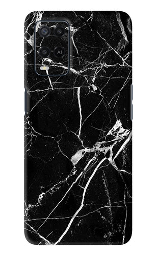 Black Marble Texture 2 Oppo A54 Back Skin Wrap