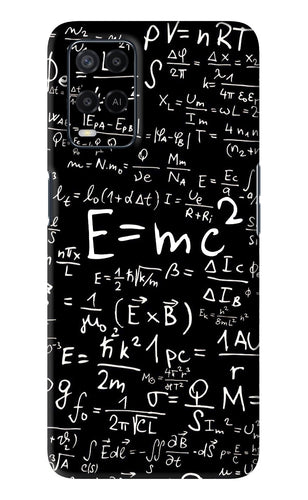 Physics Albert Einstein Formula Oppo A54 Back Skin Wrap