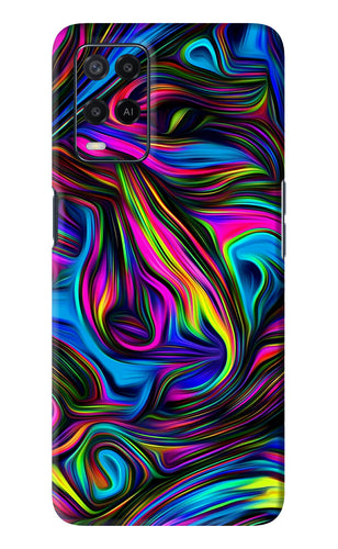 Abstract Art Oppo A54 Back Skin Wrap