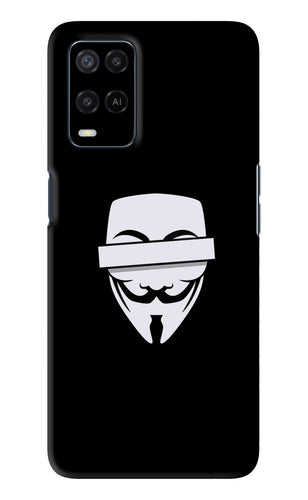 Anonymous Face Oppo A54 Back Skin Wrap