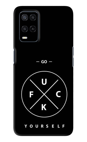 Go Fuck Yourself Oppo A54 Back Skin Wrap